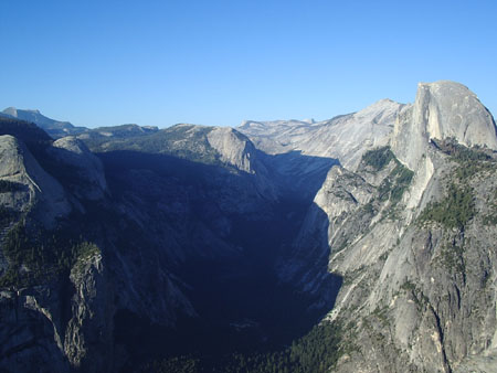 Glacier Point - Tenaya Canyon et le Half Dome Glacier Point - Tenaya Canyon et le Half Dome